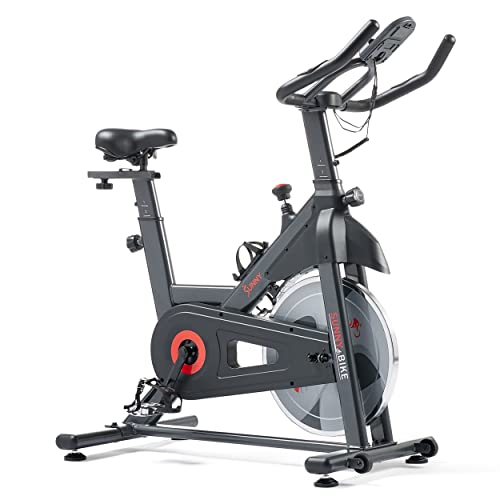 Sunny Health & Fitness Essential Connected Magnetic Resistance Indoor Cycle Bike and Exclusive SunnyFit App and Smart Bluetooth Connectivity - SF-B122055