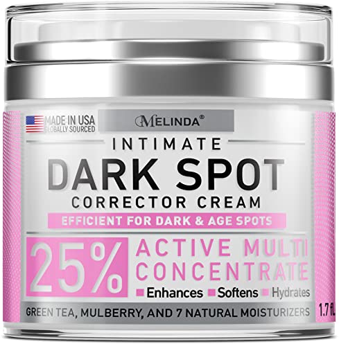 Dark Spot Corrector Cream for Face, Body & Sensitive Areas - Made in USA - Dark Spot Remover with Arbutin & Hyaluronic Acid - Even Skin Tone - 1.7 Oz