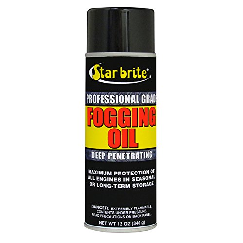 Fogging Oil Inboard & Outboard Engine Boat Marine Auto Winterizing Storage, Star Brite, 12-Ounce Prevents Corrosion for Storing & winterizing Engines