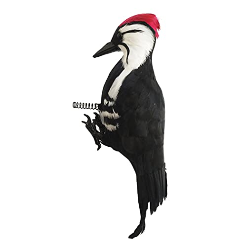 ZILIN 17 inch Woodpecker Effigy Lifelike Woodpecker Let The Woodpecker Leave Your House Woodpecker Decoration