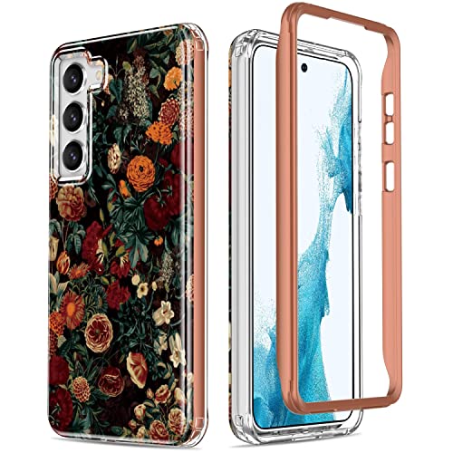 Esdot for Samsung Galaxy S23 Plus Case,Military Grade Passing 21ft Drop Test,Rugged Cover with Fashionable Designs for Women Girls,Protective Phone Case for Galaxy S23+ Plus 6.6" Flower Garden