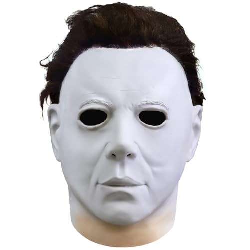 Orgoue Michael Myers Mask, Mike Myers Mask Original Michael Myers Mask 1978 Scary Halloween Mask for Adult Men for Cosplay Costume