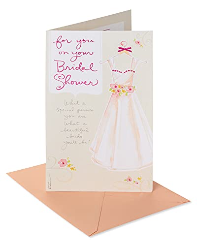 American Greetings Bridal Shower Card (Dress)