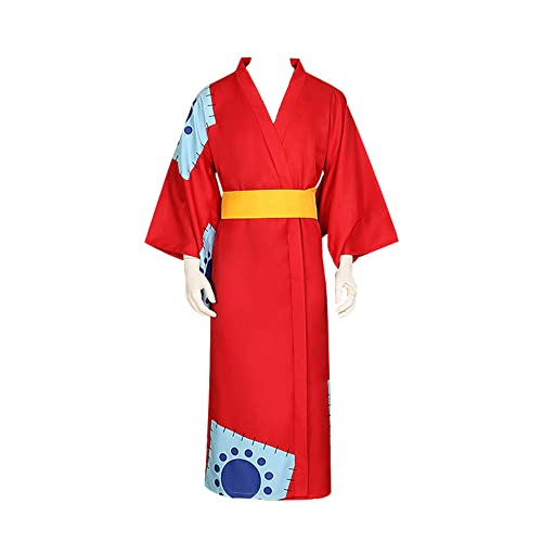 Halloween Kimono Set Anime Cosplay Costume Role Play Outfits for Women Men