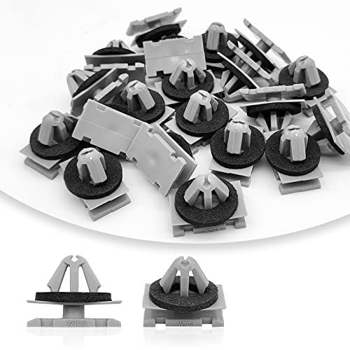 20Pcs Rocker Moulding Clip & Fender Exterior Trim Clips Compatible with Jeep Grand Cherokee Compass 68172491AA 68271803AA 68395627AA GM 11571175 19352782