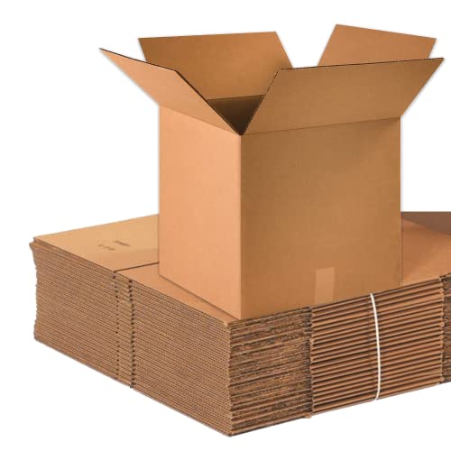 BOX USA 16 x 16 x 15Corrugated Cardboard Boxes, Medium 16"L x 16"W x 15"H, Pack of25| Shipping, Packaging, Moving, Storage Box for Home or Business, Strong Wholesale Bulk Boxes