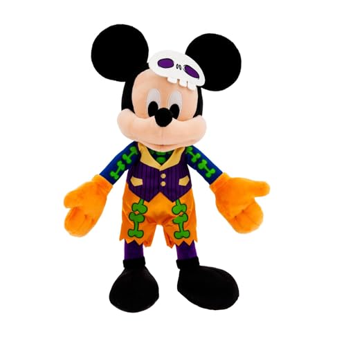 Disney Store Official Mickey Mouse Glow-in-The-Dark Halloween 2023 Plush  Medium 15 inch  Exclusive Festive Edition  Spooky Nighttime Companion for All Ages