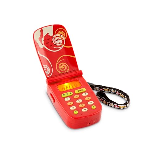 B. toys- Hellophone- Red- Pretend Play Toy Cell Phone  Kids Play Phone with Light Sounds and Songs  Toddler Phone with Message Recorder- 10 months +