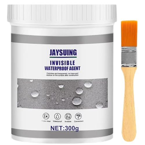 Invisible Water Resistant, Waterproof Seal, No Pounding Brick Leakage, Super Strong Adhesive Seal Coating 10.5Fl Oz (300ml)