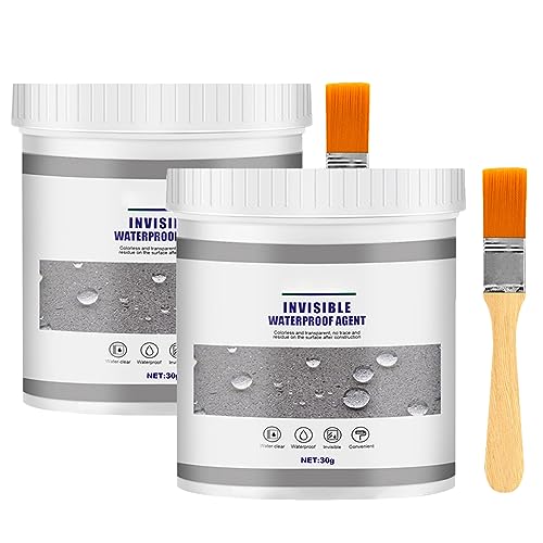 BalleBEeautiful Invisible Waterproof Agent, Wellfix Waterproof Anti-Leakage Agent, Waterproof Insulation Sealant, Transparent Repairing Leak Waterproof Adhesive (30g*2pcs)