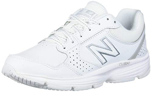 New Balance Women's 411 V1 Walking Shoe, White/White, 7
