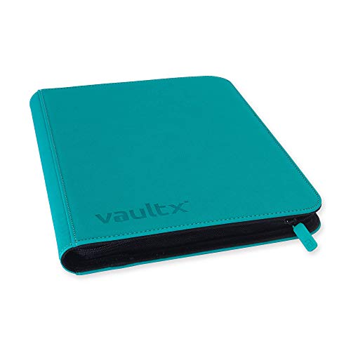 Vault X Premium Exo-Tec Zip Binder 9 Pocket, 20 Double-Sided Pages, 360 Side-Loading Slots for Board, Collectible or Trading Card Game Protective Folder Album