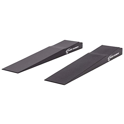 Race Ramps RR-TR-7-FLP 7" Trailer Ramp with Cut-Out,Black