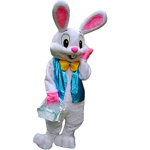 MatGui Easter Rabbit Bunny Rabbit Mascot Costume Adult Size Fancy Dress (bunny)