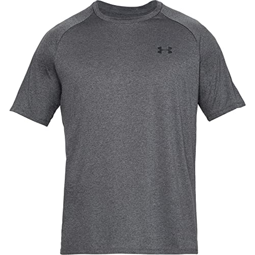 Under Armour Men's Tech 2.0 Short-Sleeve T-Shirt , Carbon Heather (090)/Black , X-Large