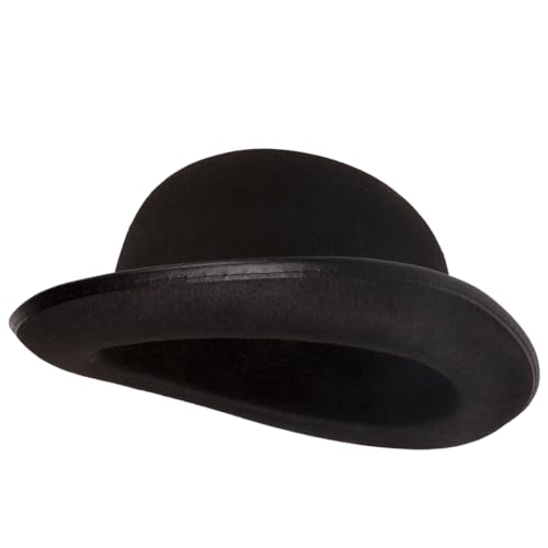 Kangaroo Bowler Hat for Men and Women  Black Bowler Hat for Big Kids, Teens, Adults  Derby, Clown Bowler, Bolo Hat  Genuine Felt Derby Hats for Costumes, Parties, Dress Ups