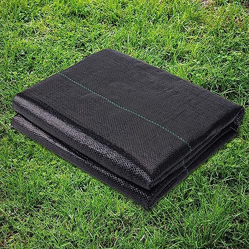 ZJIA 6ft x 50 ft Weed Barrier Heavy Duty Landscape Fabric Weed Blocker Fabric Ground Cover (3.2oz)