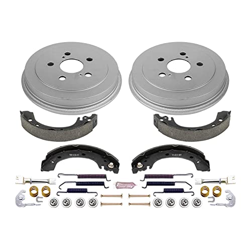 Power Stop KOE15385DK Autospecialty Rear Replacement Brake Kit-OE Brake Drums & Ceramic Brake Pads