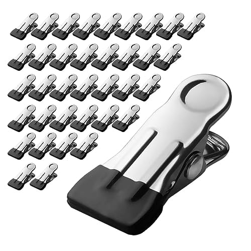36PCS Pool Cover Clips for Above Ground Swimming Pool Cover, Secure Your Winter Pool Cover, Winter Cover Spring Clamps Stainless Steel, Multifunctional Metal Wind Guard Clips for Towel Clothes Photos
