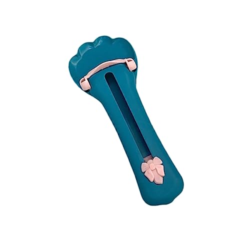 TITA-DONG Cat Claw Shaped Cat Strip Squeeze Spoon, Delectables Lickable Cat Treats Spoon, Wet Treat Cat Feeder Spoon Treat Squeeze Spoon for Lickable Wet Cat Treats Liquid Snack Feeding(Blue)