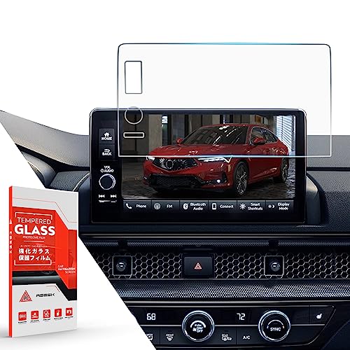 ASZSK For Integra 2024 2023 Screen Protector,9 Inch Tempered Glass Protective Film Compatible With Acura Integra,9H Anti-Scratch HD Clarity GPS Navigation Infotainment Foil Integra Accessories