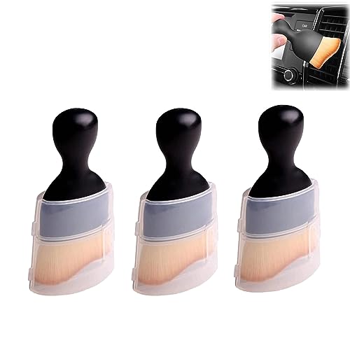 Woobrooch car interior dust sweeping soft brushWoobrooch Brush, Woobrooch Car Interior Dust Sweeping Soft Brush (3PCS)