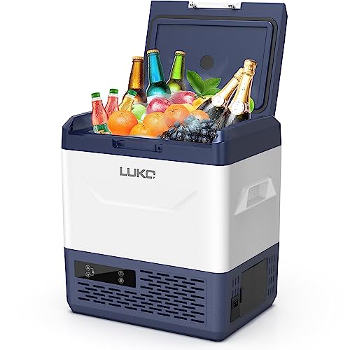 LUKO Car Refrigerator, Portable Freezer 16 Quart (15L), Mini Car Fridge, Portable Refrigerator (-4-68), Electric Cooler for Car, Truck, RV, Boat, Outdoor, Travel, Camping, Fishing, Home Use