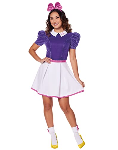 Spirit Halloween Mickey and Friends Adult Daisy Duck Costume | Disney costume | Group costume | Cosplay costume