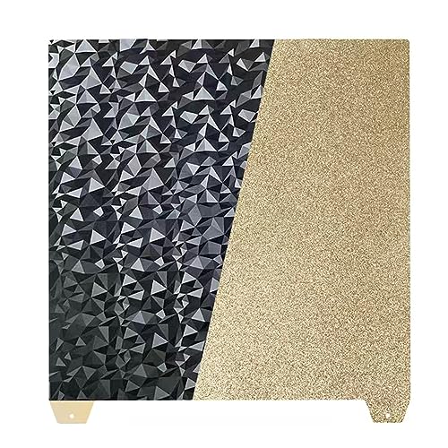 HysiPrui 3D Printer Double Sided Textured Surface PEI and PEO Sheet Build Plate - Magnetic Flexible Removable Heated Bed Mat with Location Hole for ANYCUBIC Kobra 2/Kobra Neo/Kobra Go/Kobra 230x230mm