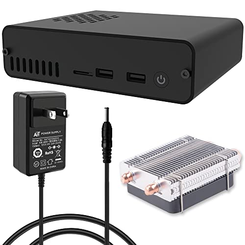 GeeekPi DeskPi Pro V2 2.5'' SATA HDD/SSD NAS Storage Kit, Raspberry Pi Set-Top Box with ICE Tower Cooler & Power Supply for Raspberry Pi 4 Model B (NOT Include Raspberry Pi Board)