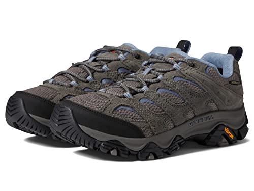 Merrell Women's Moab 3 Waterproof Hiking Shoe, Granite, 8.5