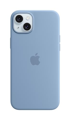 Apple iPhone15Plus Silicone Case with MagSafe - WinterBlue 