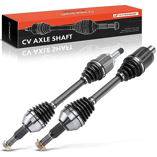 A-Premium Pair (2) CV Front Axle Shaft Assembly Compatible with Chevrolet Traverse 2009-2017 & GMC Acadia 2007-2017 & Buick Enclave & Saturn Outlook, 2007-2017, Left and Right, Replace# 20985786