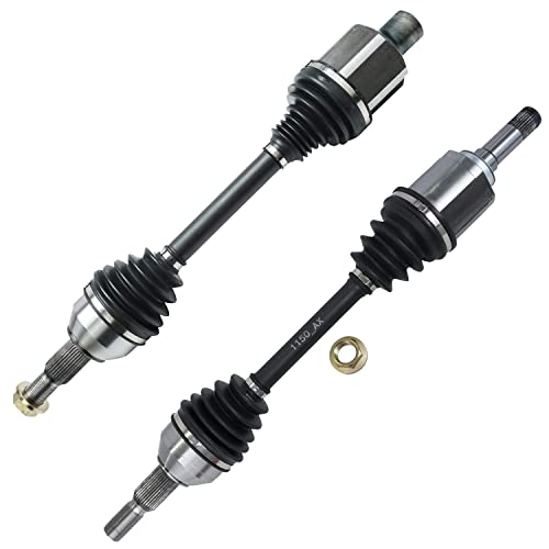 Detroit Axle - Front CV Axles for Buick Enclave Chevy Traverse GMC Acadia Limited Saturn Outlook 2 CV Axle Shafts Set Replacement