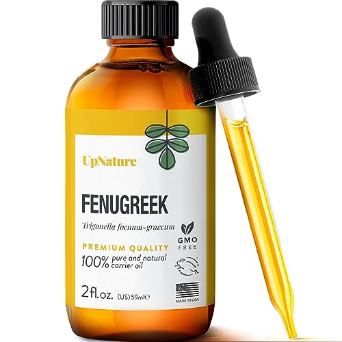 Fenugreek Oil 2oz - 100% Natural & Pure Fenugreek Oil for Hair Growth,Skin Health & Improves Digestion- Fenugreek Seed Extract Carrier Oils for Essential Oils- Therapeutic Grade, Premium Quality