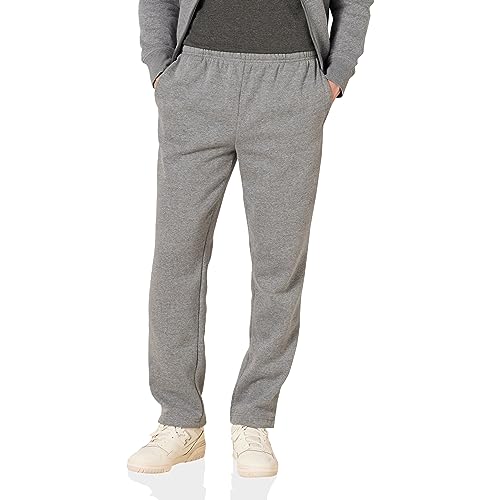 Amazon Essentials Men's Fleece Sweatpant (Available in Big & Tall), Light Grey Heather, X-Large