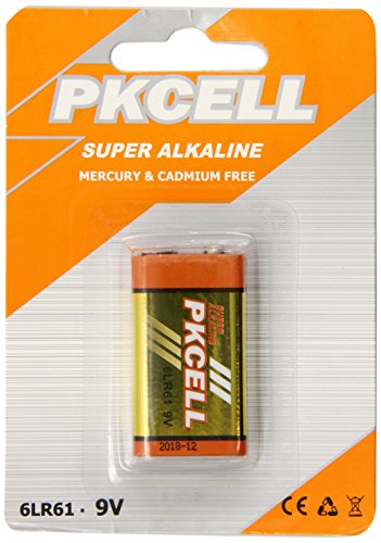 BlueDot Trading Heavy Duty 9 Volt Alkaline Batteries for Smoke and Carbon Monoxide Detectors, Security devices and Fire Alarms, (Packaging may vary), Quantity 2 Count