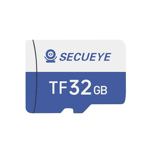 SECUEYE 32GB TF Memory Card Class 10 FAT32 High Speed Reading/Writing for Security Camera Dash Cam