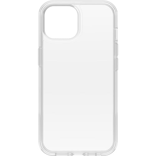 OtterBox iPhone 15, iPhone 14, and iPhone 13 Symmetry Clear Series Case - CLEAR, ultra-sleek, wireless charging compatible, raised edges protect camera & screen