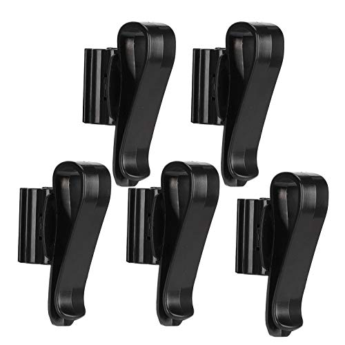 Haosie 5PCS Fish Tank Water Pipe Clamp, ABS Fish Tank Mounting Clip, Aquarium Fish Tank Hose Holder, for Water Pipe with Diameter of 8-16mm/0.3-0.6in