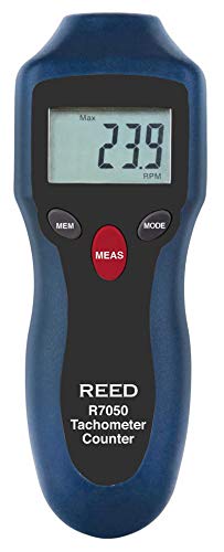 REED Instruments R7050 Compact Photo Tachometer and Counter