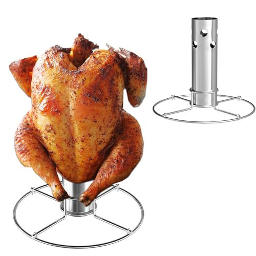 Stainless Steel Beer Can Chicken Holder for Charbroil Big Easy Turkey Fryer Accessories, Flavor Infuser Stand Roaster Rack Replacement for CharBroil 4897766R06, for Grill Smoker Oven