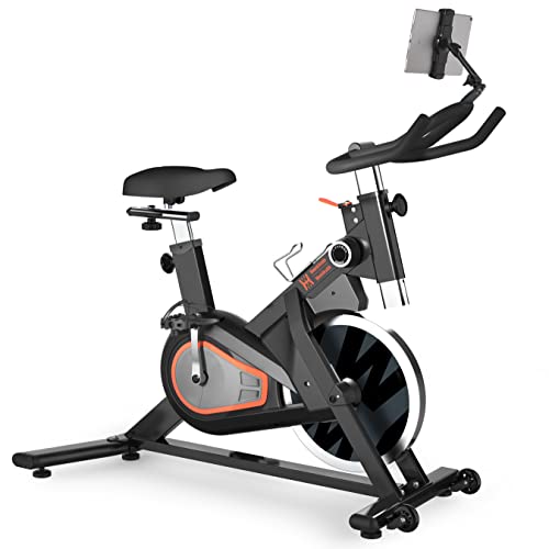 Womens Health Mens Health - Indoor Cycling Exercise Bike - Stationary Bike with Bluetooth Smart Connect - Stationary Exercise Bikes for Home Gym Designed to Work with the MyCloudFitness App