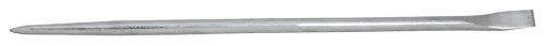 Performance Tool W2033 30-Inch Round Stock Pry Bar with Alignment Point and Bent Chisel End, 7/8-Inch Diameter, Forged Alloy Steel