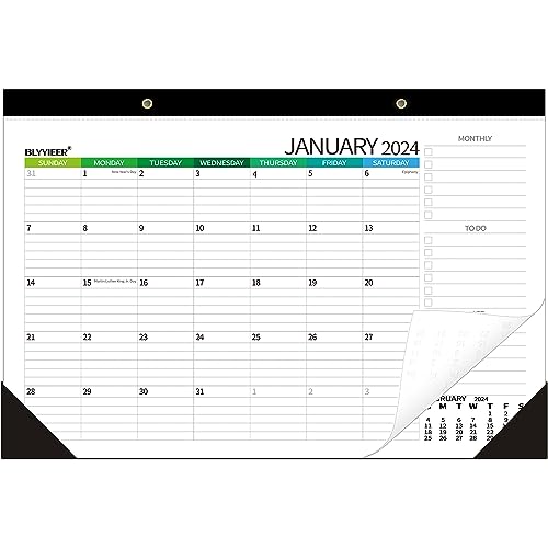 Desk Calendar 2024,November 2023- December 2024,14-Months,17''X 12'' Large Desk/Wall Calendars,Desk Calendar 2023-2024 perfect for Planning and Organizing Your Home,School or Office