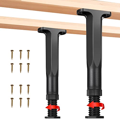 SKMYL Adjustable Height Center Support Leg for Bed Frame,Bed Center Slat Support Leg (8.2~14.7 (2PCS))