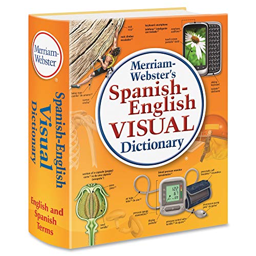 Merriam-Webster Spanish-English Visual Dictionary Printed Book,"7.8"" x 6.1"" x 0.8"""