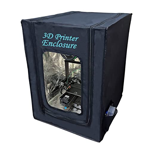YOOPAI 3D Printer Enclosure for Ender- Fireproof & Dust Proof Constant Temperature Protective Cover for 3D Printers(Compitable with Most FDM Printers) 25.6 21.6 29.5