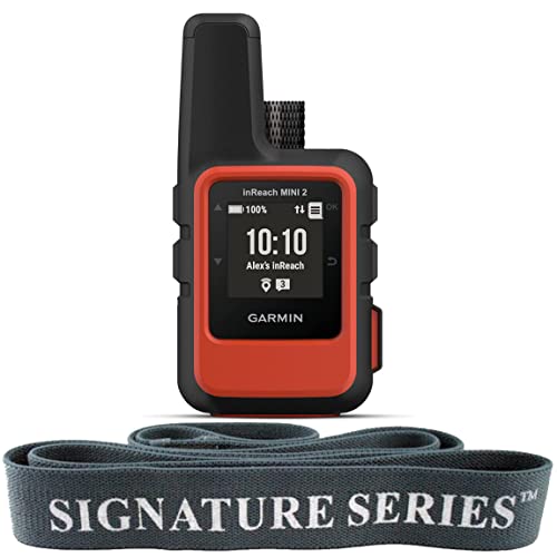 Garmin inReach Mini 2, Lightweight and Compact Satellite Communicator with Signature Series Band