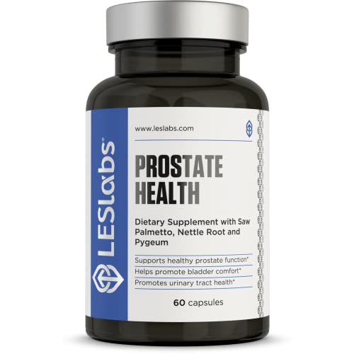 LES Labs Prostate Health  Prostate Support, Urinary Tract Health, Fewer Bathroom Visits & Improved Sleep  Saw Palmetto, Pygeum, Beta Sitosterol & Nettle Root  Non-GMO Supplement  60 Capsules